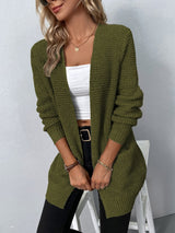 Women’s Long Sleeve Cardigan | Everyday Knitwear Layer for Autumn and Winter