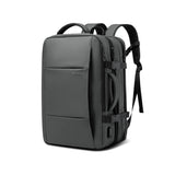 Expandable Travel Backpack | Waterproof PVC Material | USB Charging Port | Carry-On Friendly