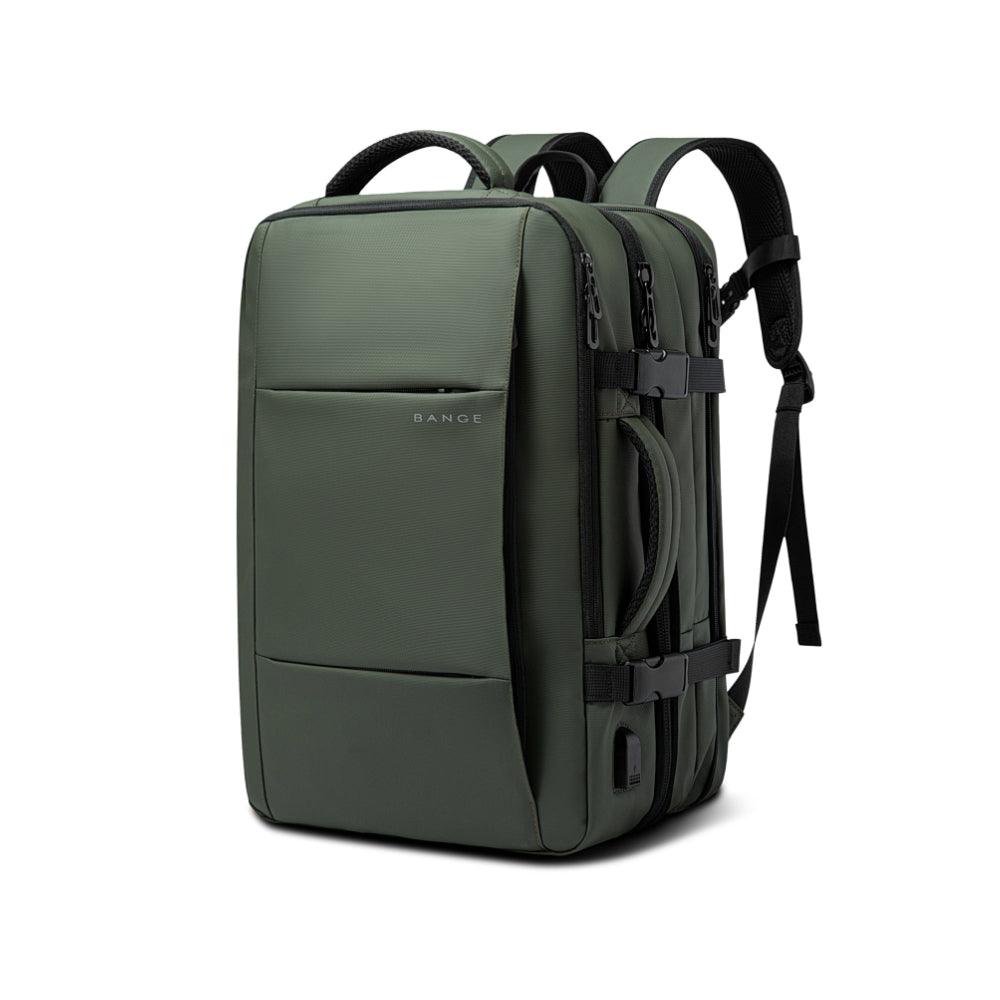 Expandable Travel Backpack | Waterproof PVC Material | USB Charging Port | Carry-On Friendly