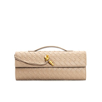 Marcelle | Woven Leather Clutch Bag | Crossbody & Shoulder Option