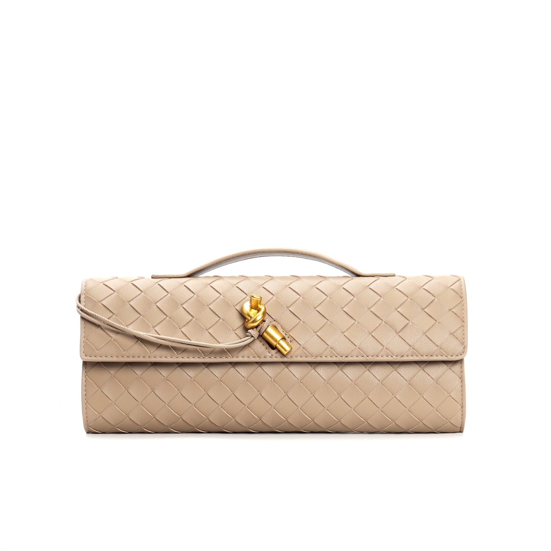 Marcelle | Woven Leather Clutch Bag | Crossbody & Shoulder Option