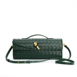 Marcelle | Woven Leather Clutch Bag | Crossbody & Shoulder Option