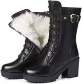 Women’s Winter Boots with Fleece Lining | Warm Waterproof Ladies Boots