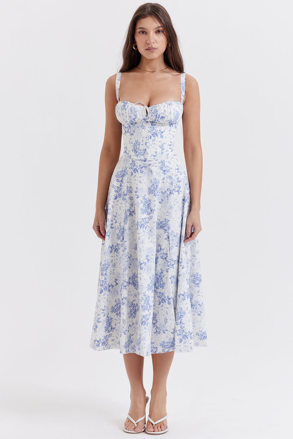 Women’s Floral Bustier Dress in Fitted Summer Style | Elegant Occasion Dress