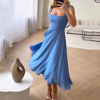 Alenya | Sleeveless Midi Summer Dress | Elegant Minimalist Style