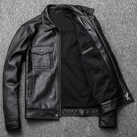 Unisex Classic Leather Jacket | Tailored Fit | Timeless Outerwear