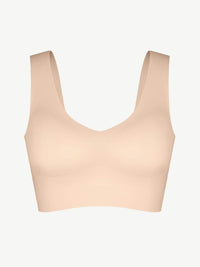 Wholesale Fitted V-Neck Seamless Bra Tank Top