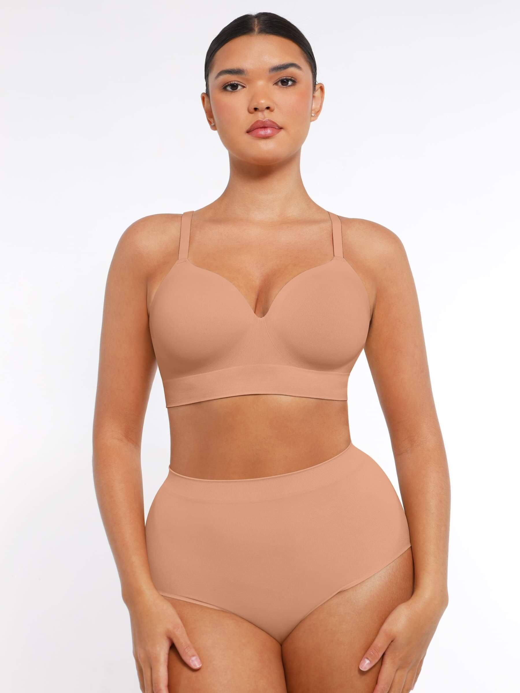 Wholesale Seamless Wireless Bust Support Shapewear Bra