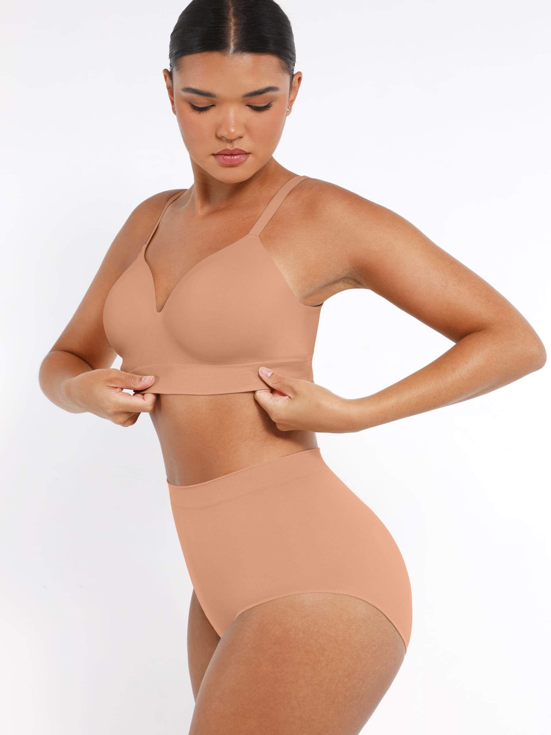 Wholesale Seamless Wireless Bust Support Shapewear Bra