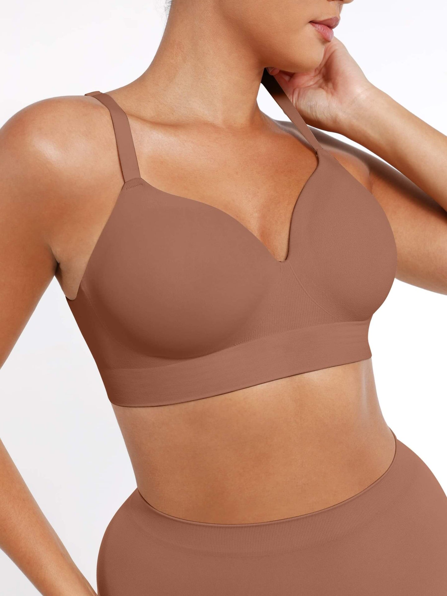 Wholesale Seamless Wireless Bust Support Shapewear Bra