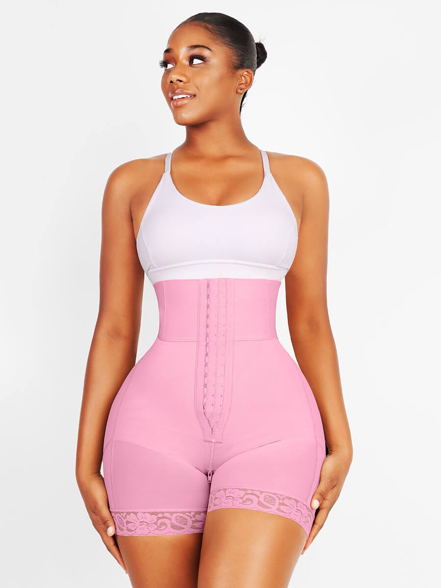 Wholesale 3-bones Triple-breasted High-waisted Elastic Body Butt Lifter