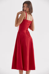 Women’s Floral Bustier Dress in Fitted Summer Style | Elegant Occasion Dress