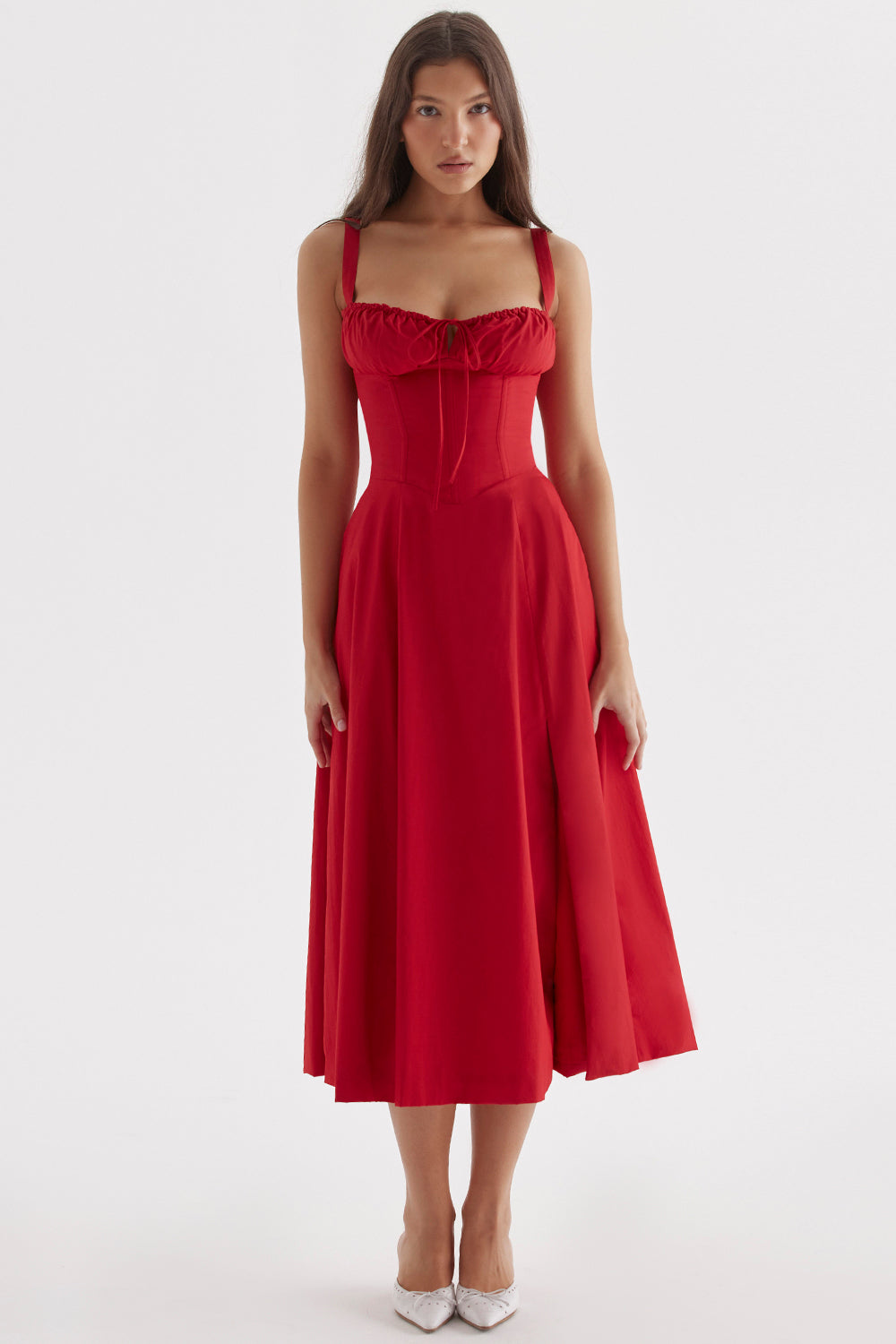 Women’s Floral Bustier Dress in Fitted Summer Style | Elegant Occasion Dress