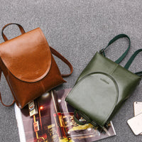 Women’s Leather Backpack Handbag in Modern Style | Versatile Ladies Tote Bag
