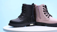 Women’s Lightweight Winter Boots with Side Zip | Comfortable Walking Boots