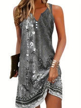 Women’s Sleeveless Mini Dress in Relaxed Fit Style | Casual Party & Occasion Dress