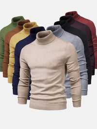 Men’s Turtleneck Jumper in Classic Knitwear Style | Elegant Roll Neck Sweater