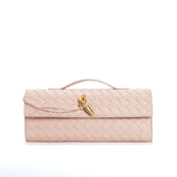 Marcelle | Woven Leather Clutch Bag | Crossbody & Shoulder Option