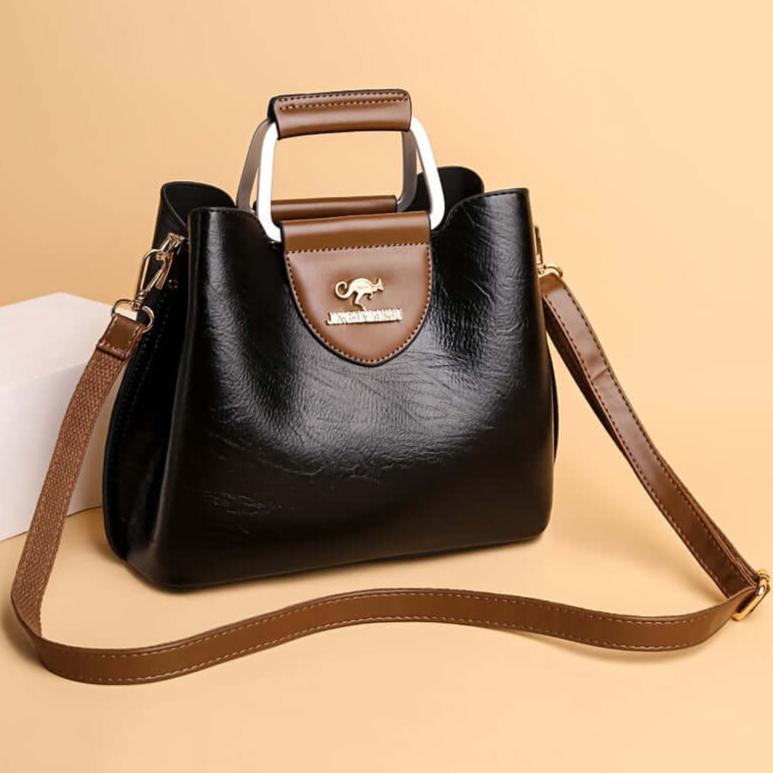 Elegant Two-Tone Handbag | Timeless Style | Everyday Function