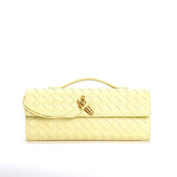 Marcelle | Woven Leather Clutch Bag | Crossbody & Shoulder Option