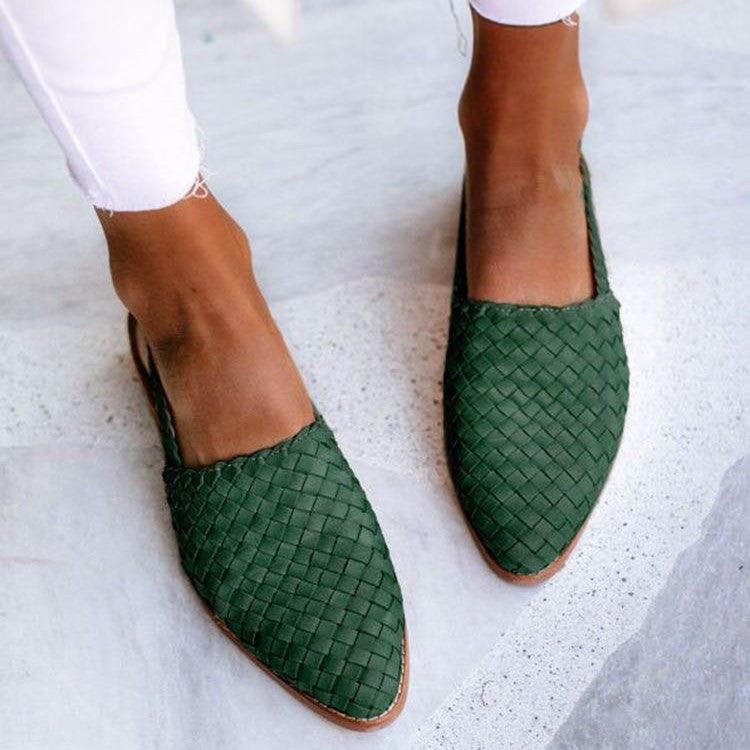 Woven Slip-On Sandals | Lightweight Sole | Comfortable Sandals for Women
