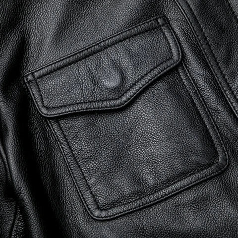 Unisex Classic Leather Jacket | Tailored Fit | Timeless Outerwear