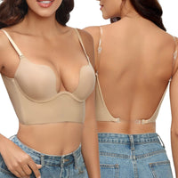 Backless Bra for Women | Invisible Strapless Bra | Seamless Fit