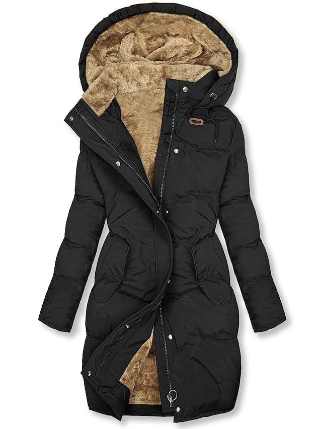 Women’s Elegant Coat | Long Winter Outerwear | Stylish Warm Jacket | Timeless Casual Layer