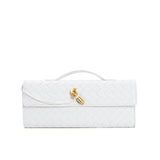 Marcelle | Woven Leather Clutch Bag | Crossbody & Shoulder Option