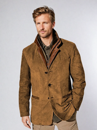Men’s Vintage Leather Jacket | Classic Brown | Smart Casual Outerwear