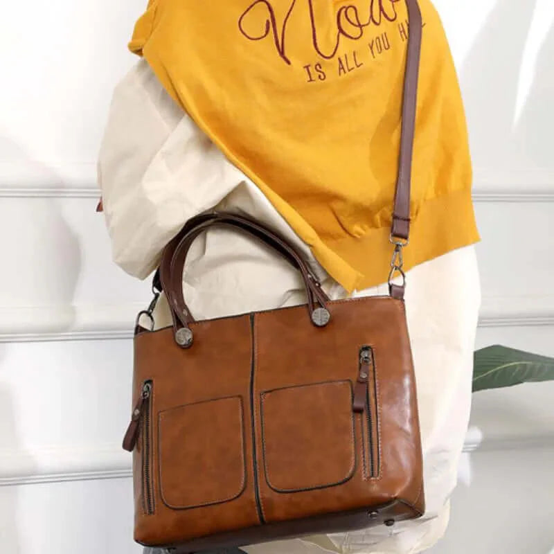 Elegant Shoulder Bag | Scratch-Resistant | Water-Repellent | Timeless Design