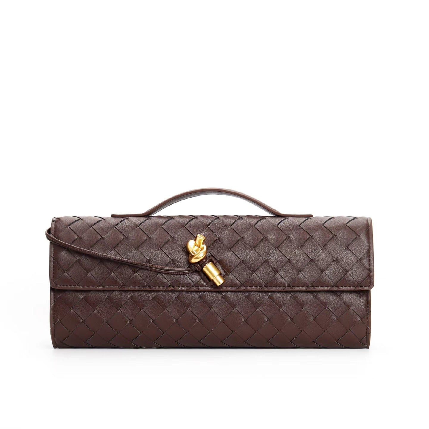 Marcelle | Woven Leather Clutch Bag | Crossbody & Shoulder Option