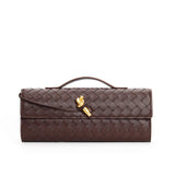 Marcelle | Woven Leather Clutch Bag | Crossbody & Shoulder Option