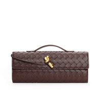 Marcelle | Woven Leather Clutch Bag | Crossbody & Shoulder Option