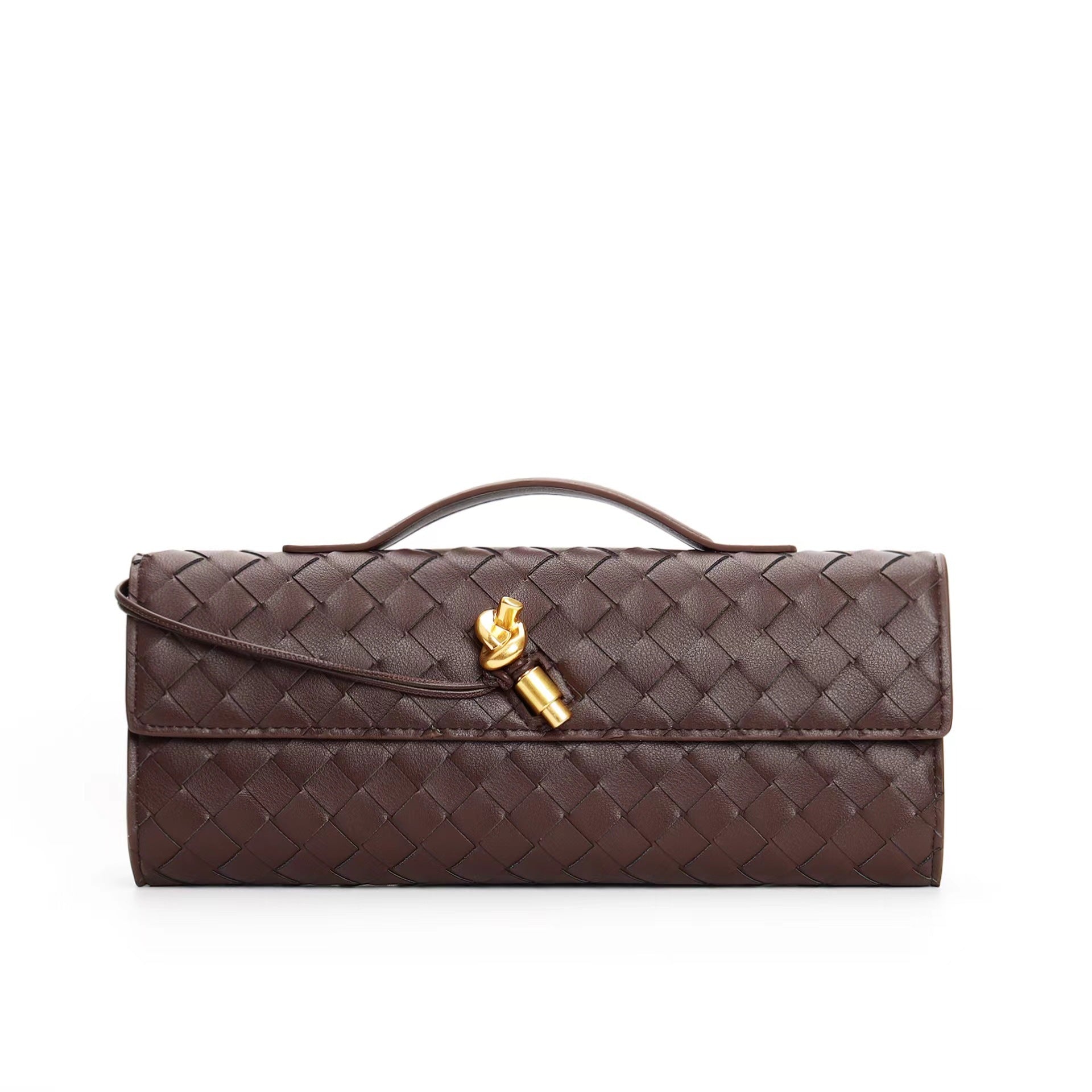 Marcelle | Woven Leather Clutch Bag | Crossbody & Shoulder Option