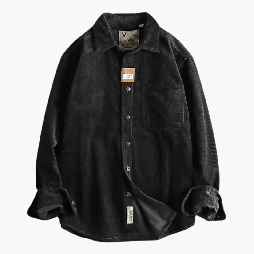 Men’s Corduroy Overshirt | Casual Layer | Button-Up Design | Autumn Essential
