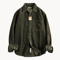 Men’s Corduroy Overshirt | Casual Layer | Button-Up Design | Autumn Essential