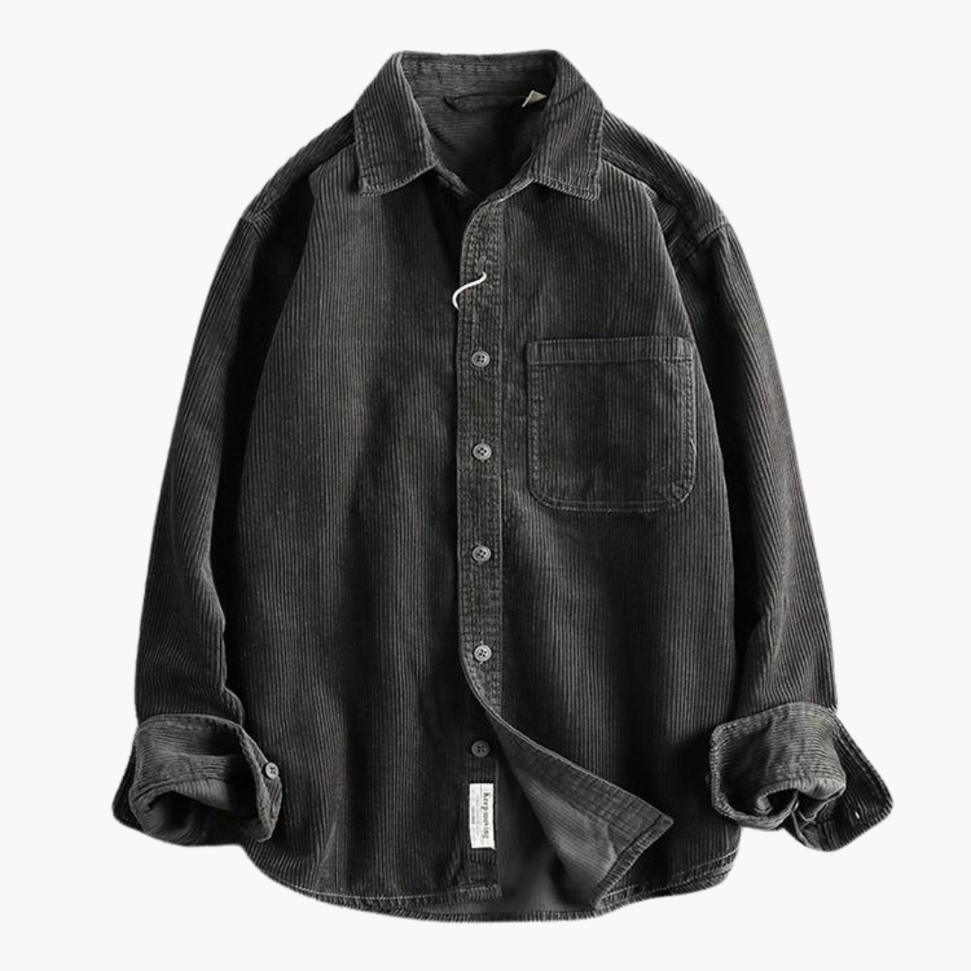 Men’s Corduroy Overshirt | Casual Layer | Button-Up Design | Autumn Essential