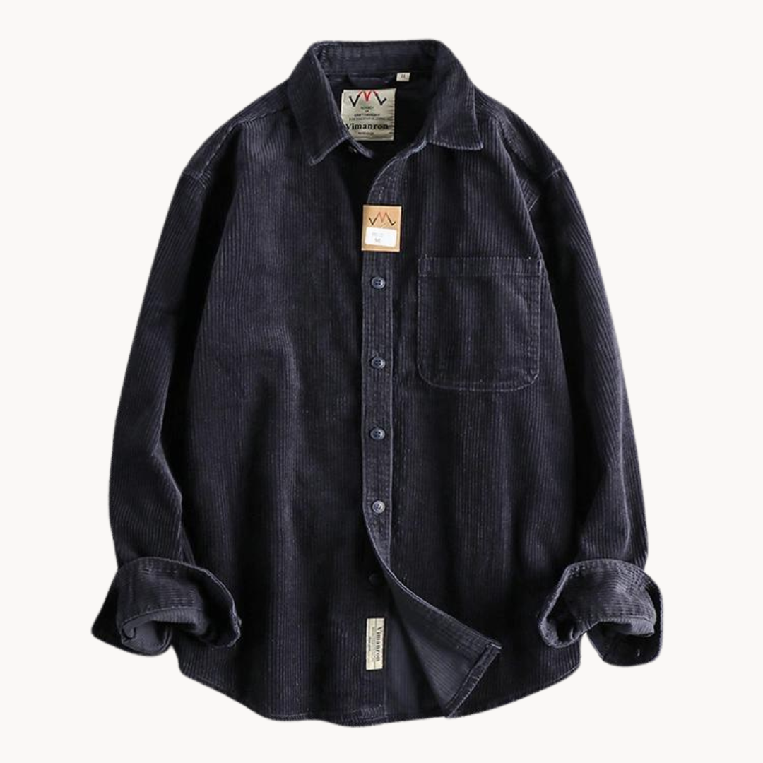Men’s Corduroy Overshirt | Casual Layer | Button-Up Design | Autumn Essential