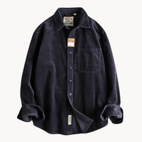 Men’s Corduroy Overshirt | Casual Layer | Button-Up Design | Autumn Essential
