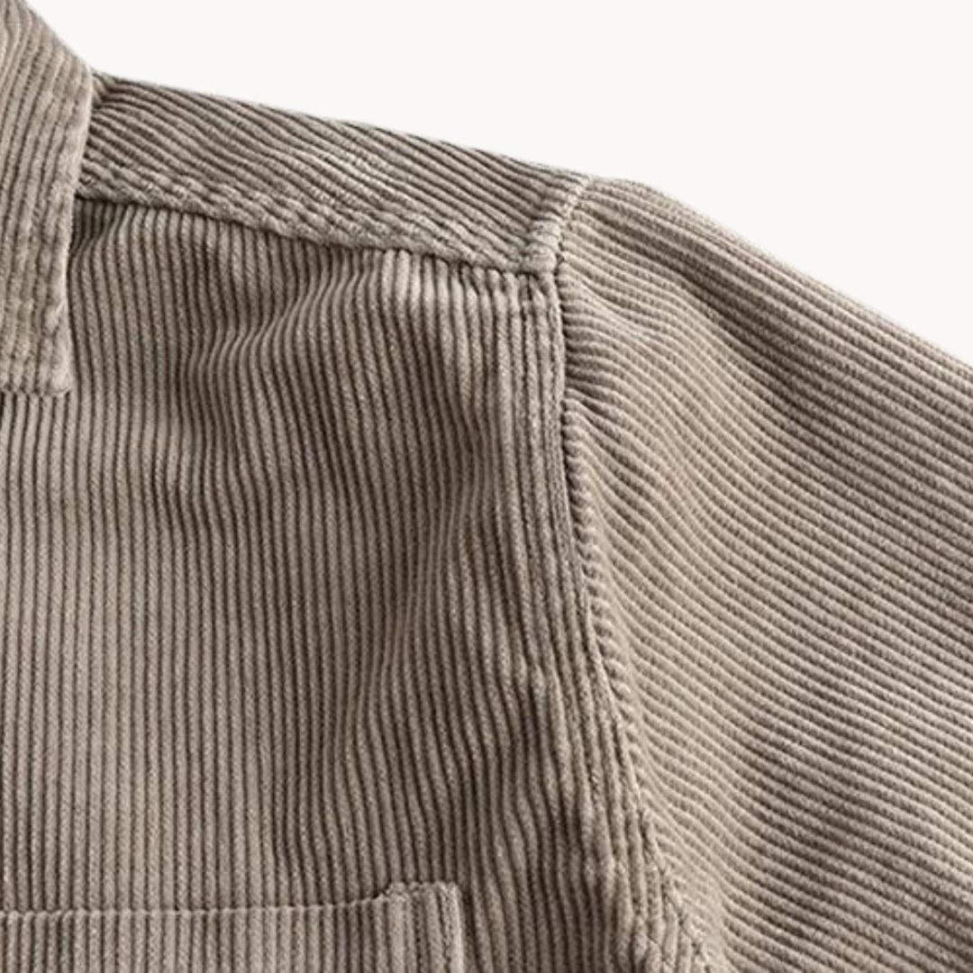 Men’s Corduroy Overshirt | Casual Layer | Button-Up Design | Autumn Essential
