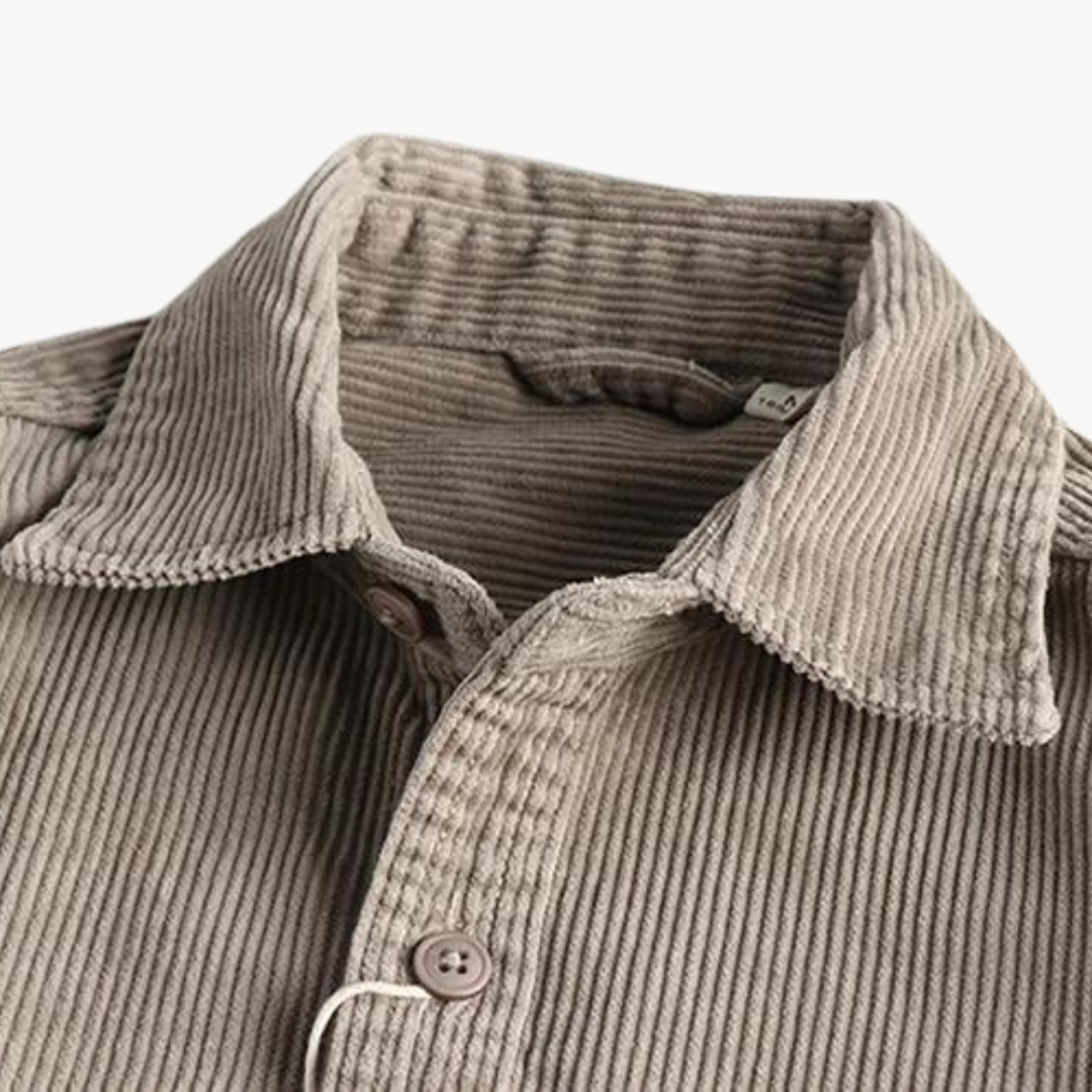 Men’s Corduroy Overshirt | Casual Layer | Button-Up Design | Autumn Essential