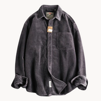 Men’s Corduroy Overshirt | Casual Layer | Button-Up Design | Autumn Essential