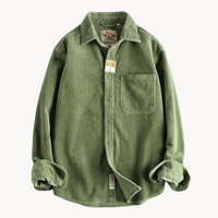Men’s Corduroy Overshirt | Casual Layer | Button-Up Design | Autumn Essential