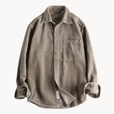 Men’s Corduroy Overshirt | Casual Layer | Button-Up Design | Autumn Essential