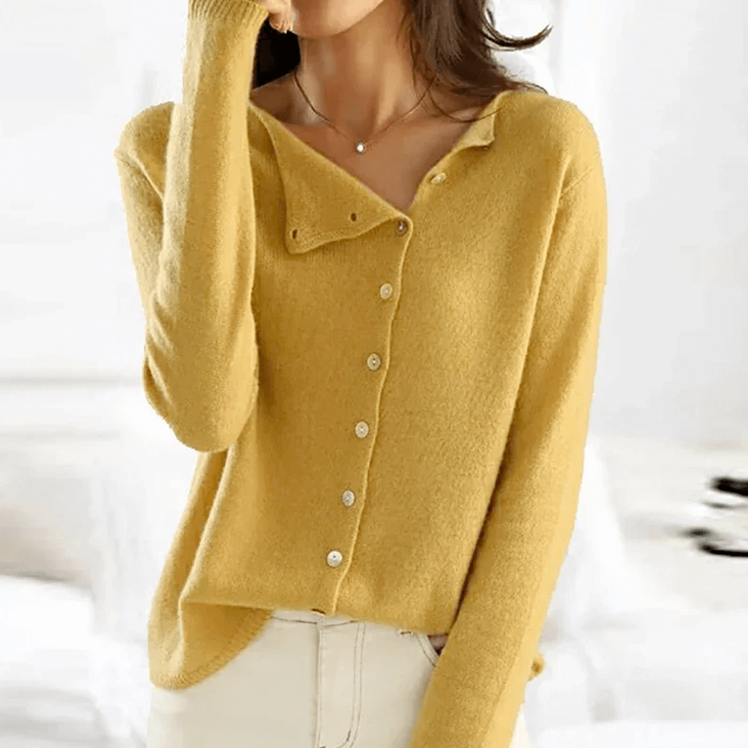 Women’s Button Sweater | Chic Knitwear | Cozy Everyday Layer | Effortless Style
