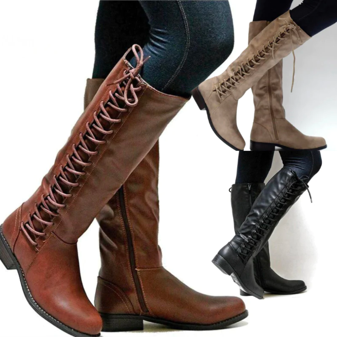 Women’s High Knee Boots in Sleek Elegant Fit | Stylish Winter Ladies Footwear