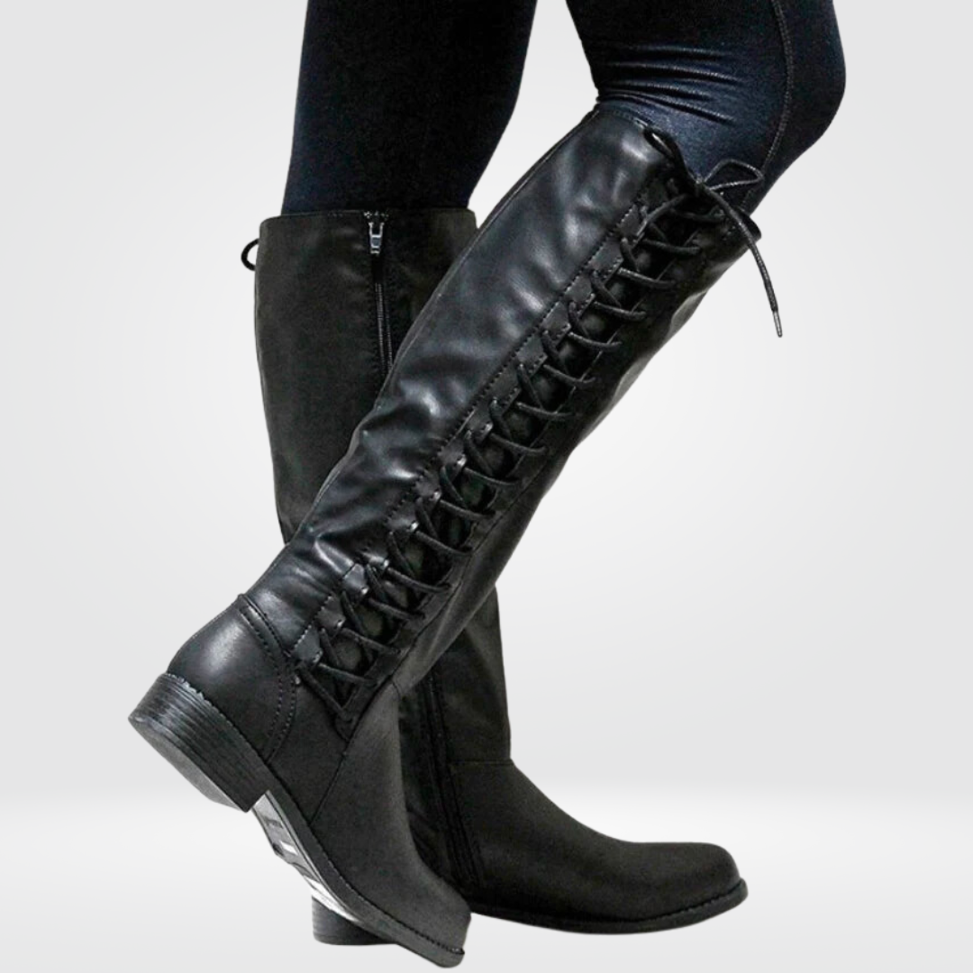 Women’s High Knee Boots in Sleek Elegant Fit | Stylish Winter Ladies Footwear