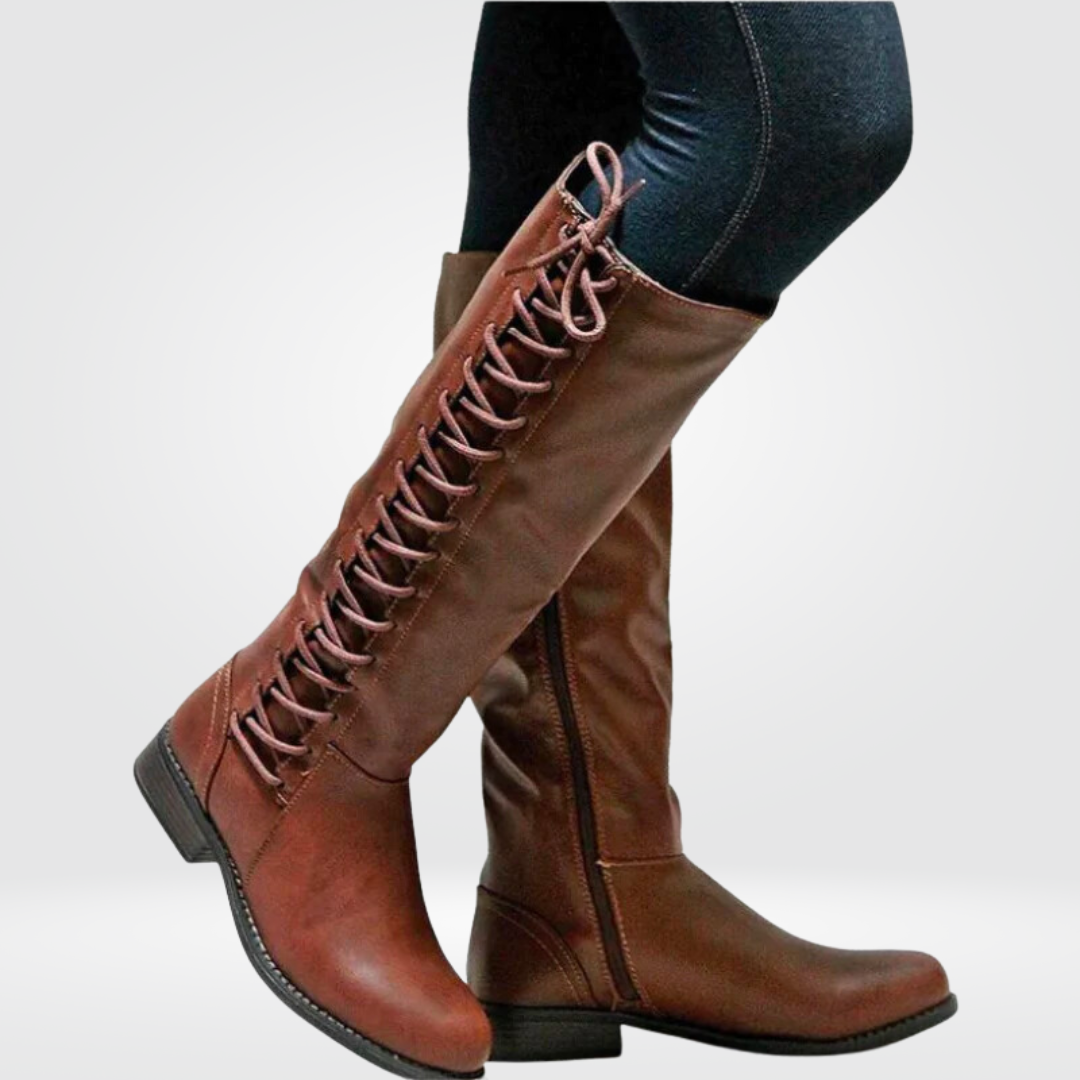 Women’s High Knee Boots in Sleek Elegant Fit | Stylish Winter Ladies Footwear