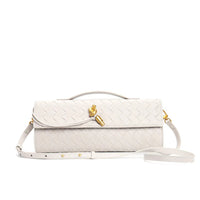 Marcelle | Woven Leather Clutch Bag | Crossbody & Shoulder Option